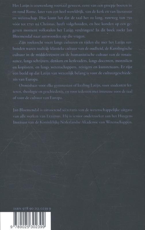 Achterkant van Latijn
