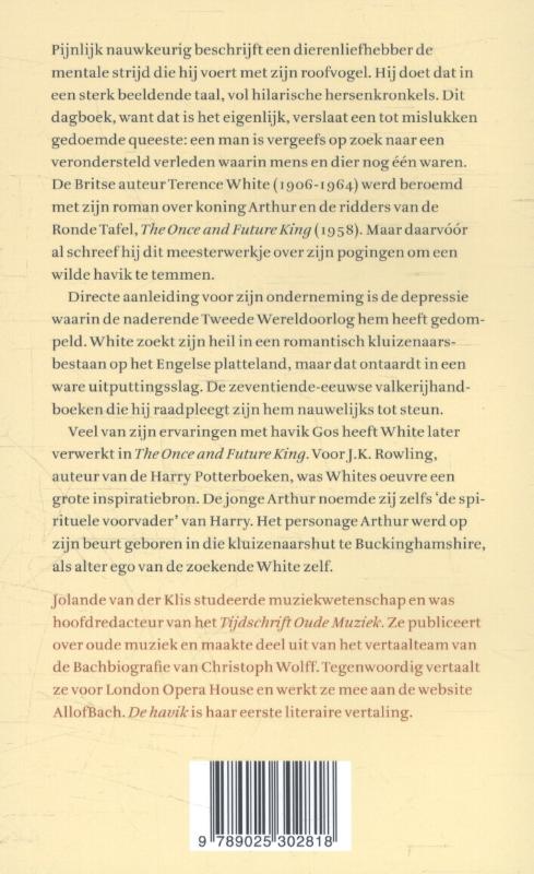 Achterkant van De havik