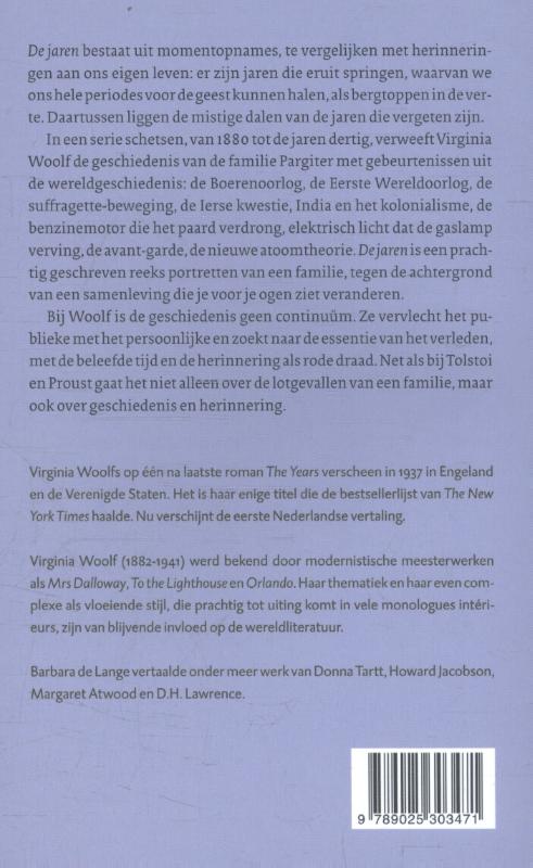 Achterkant van De jaren