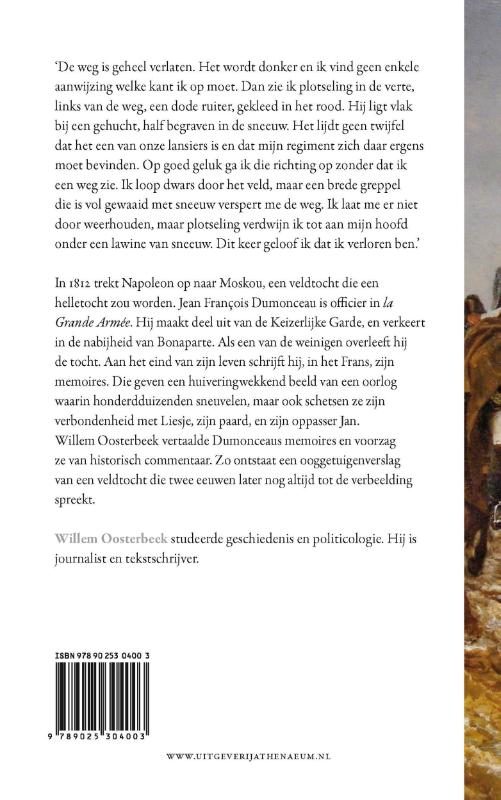 Achterkant van Naar Moskou! Naar Moskou!