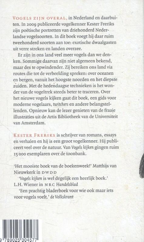 Achterkant van Het nieuwe vogels kijken