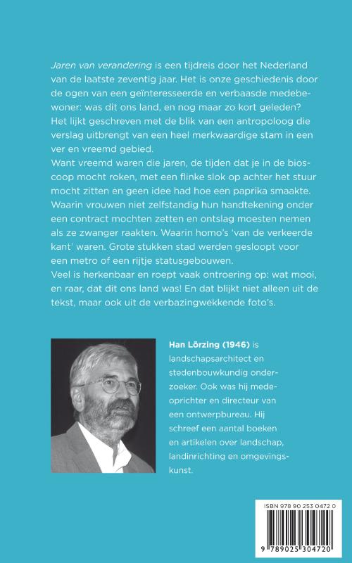Achterkant van Jaren van verandering