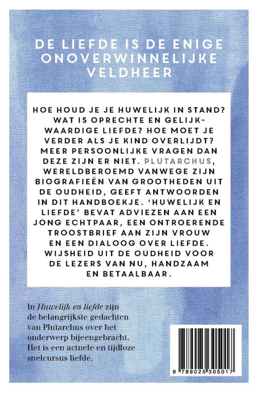 Achterkant van Huwelijk en liefde
