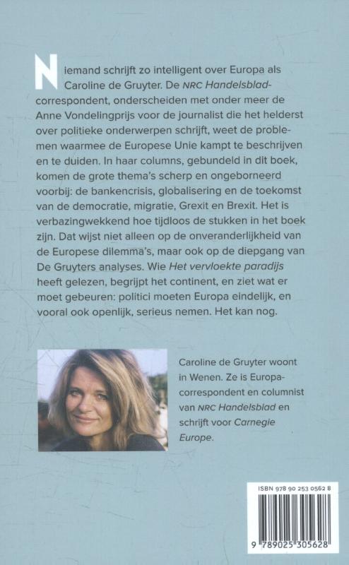 Achterkant van Het vervloekte paradijs