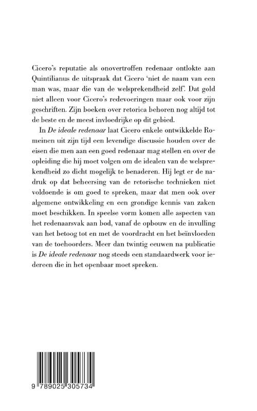 Achterkant van De ideale redenaar
