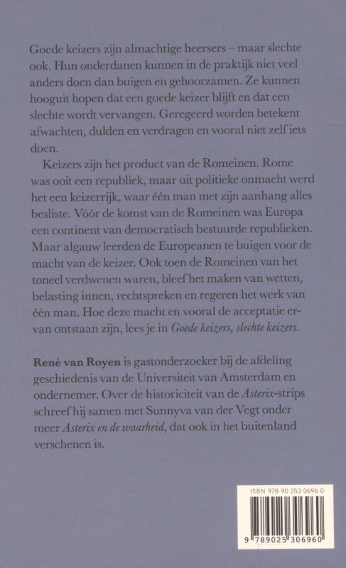 Achterkant van Goede keizers, slechte keizers