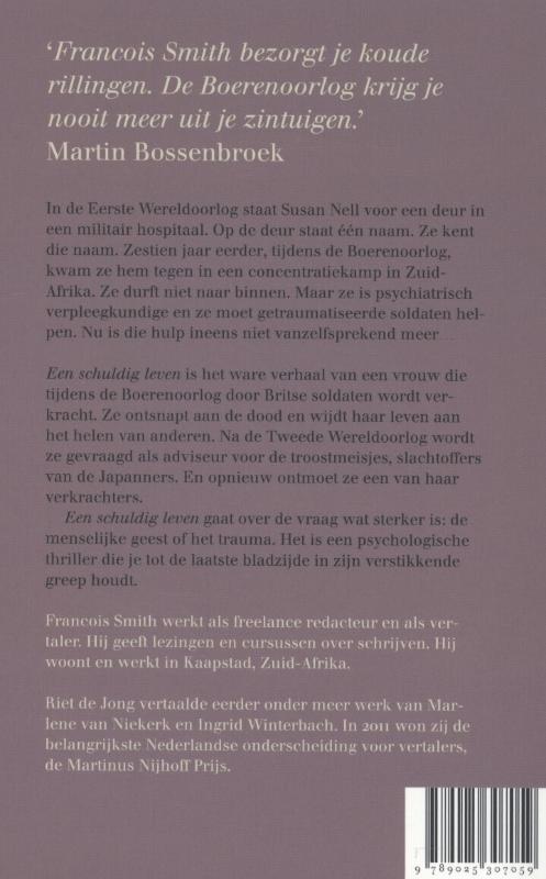 Achterkant van Een schuldig leven