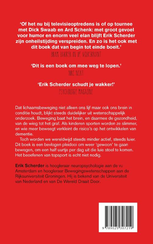 Achterkant van Laat je hersenen niet zitten