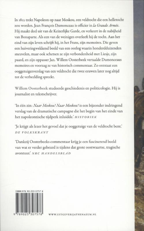 Achterkant van Naar Moskou! Naar Moskou!