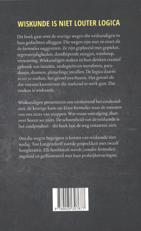 Achterkant van Denken wiskundigen wel zo exact?