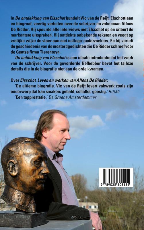 Achterkant van De ontdekking van Elsschot