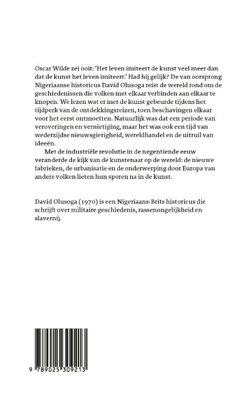 Achterkant van Eerste ontmoetingen; verering van de vooruitgang