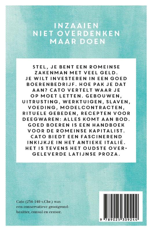 Achterkant van Goed boeren