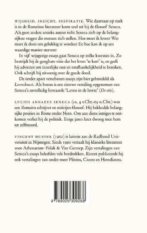 Achterkant van Levenskunst