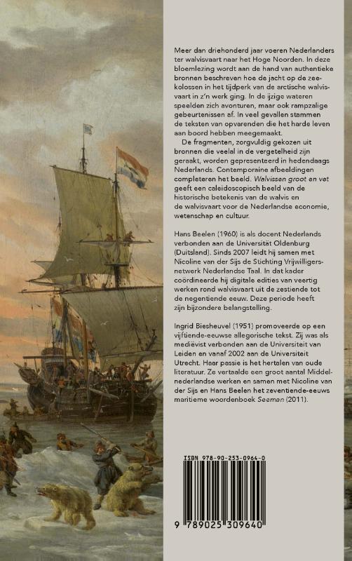 Achterkant van Walvissen groot en vet