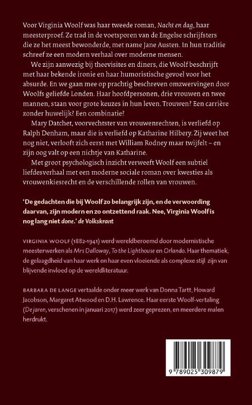 Achterkant van Nacht en dag