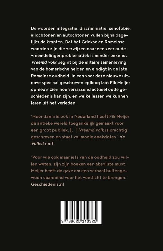 Achterkant van Vreemd volk