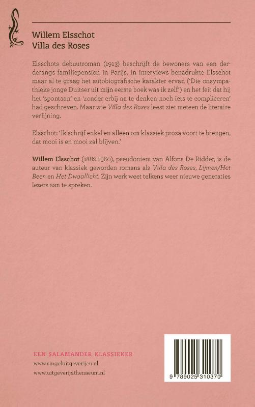 Achterkant van Villa des Roses
