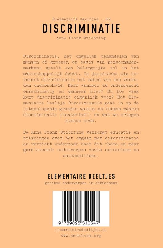 Achterkant van Discriminatie