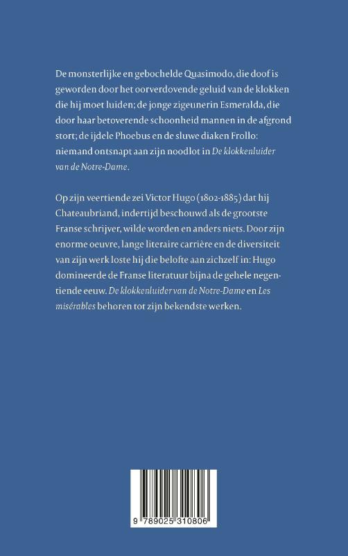 Achterkant van De klokkenluider van de Notre-Dame
