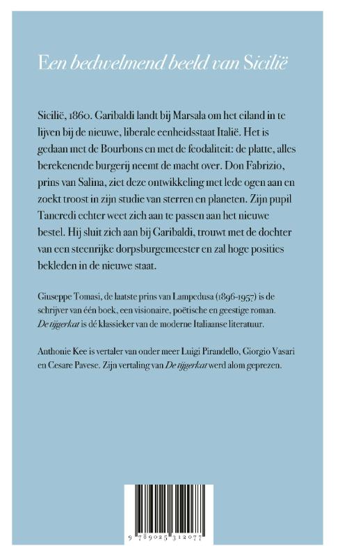 Achterkant van De tijgerkat