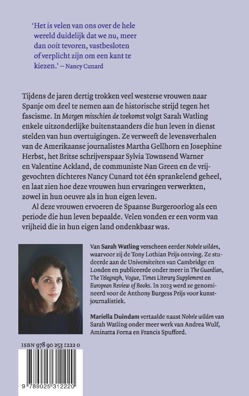 Achterkant van Morgen misschien de toekomst