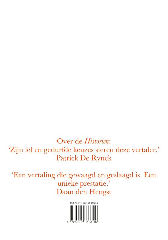 Achterkant van Annalen