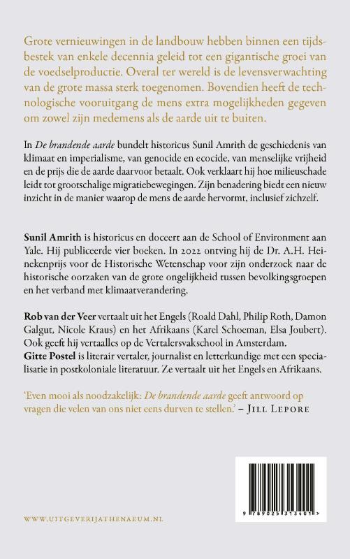 Achterkant van De brandende aarde