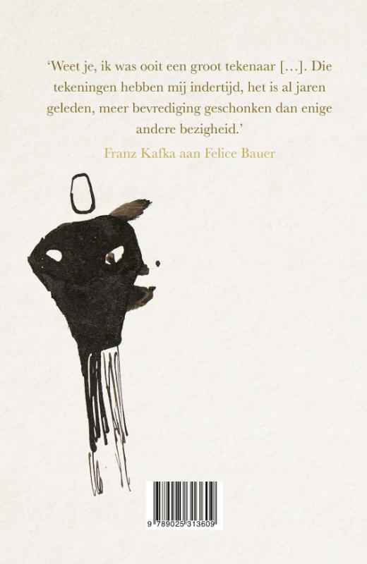 Achterkant van Franz Kafka. De tekeningen