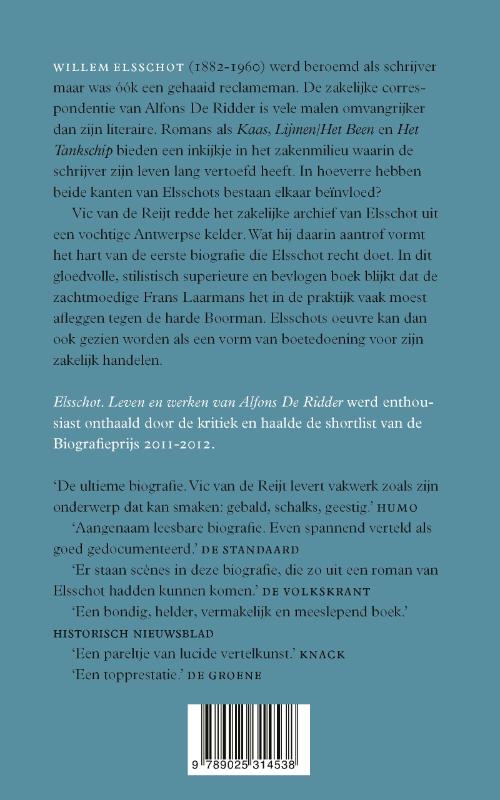 Achterkant van Elsschot
