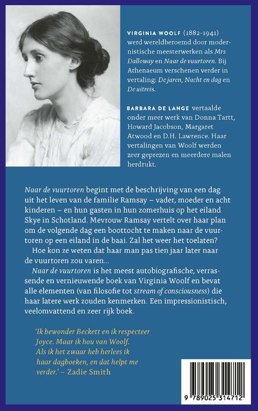 Achterkant van Naar de vuurtoren