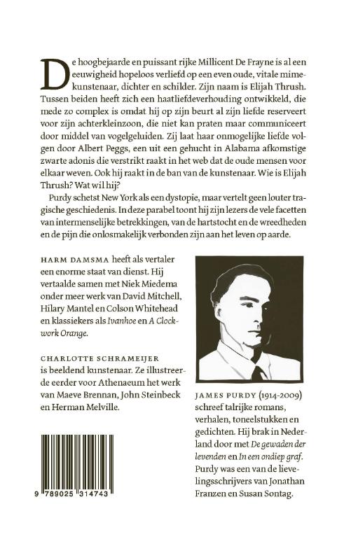 Achterkant van Ik ben Elijah Thrush