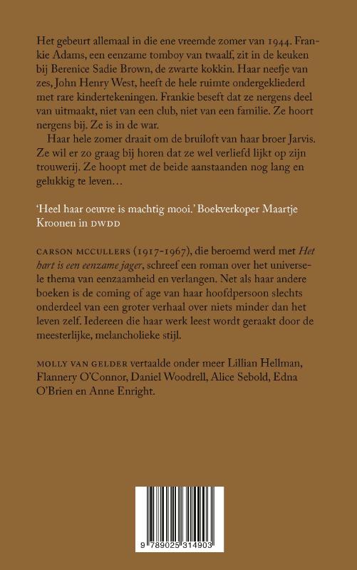 Achterkant van Op jouw bruiloft