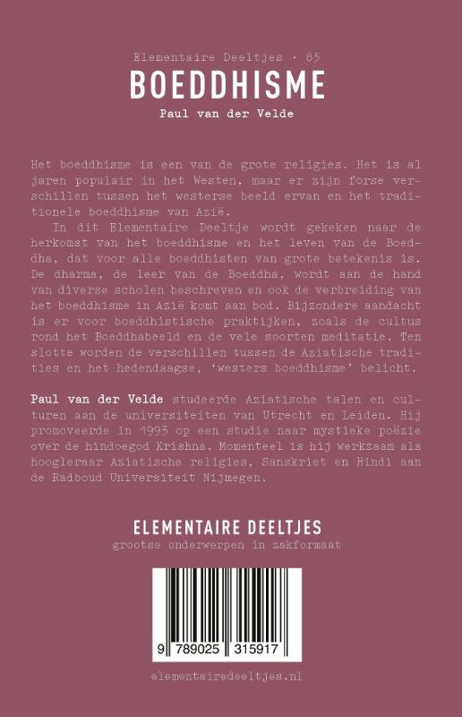 Achterkant van Boeddhisme