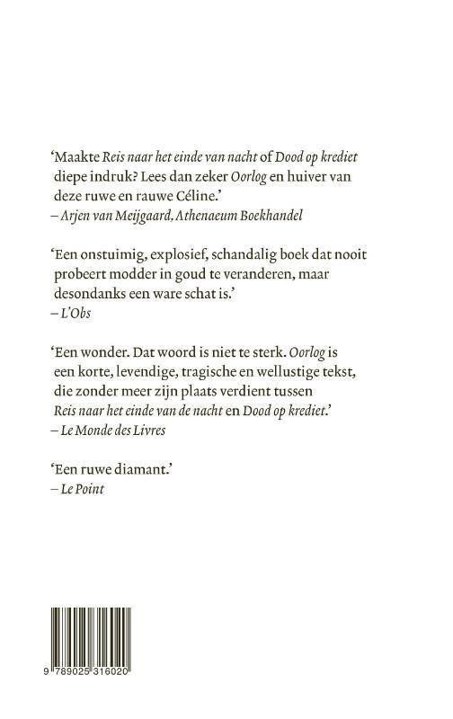Achterkant van Oorlog