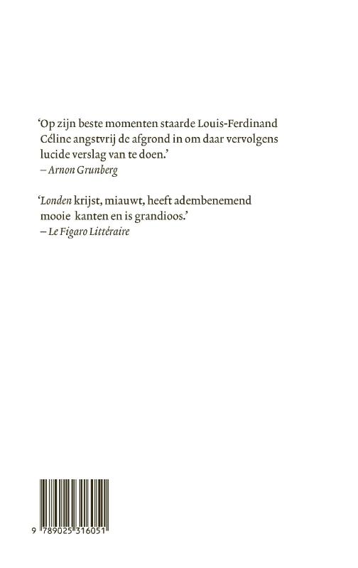 Achterkant van Londen