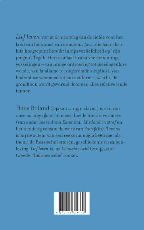 Achterkant van Lief leven