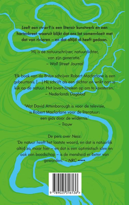 Achterkant van Leeft een rivier?