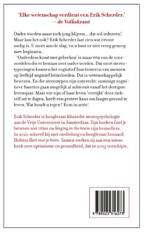 Achterkant van Oud worden, jong blijven