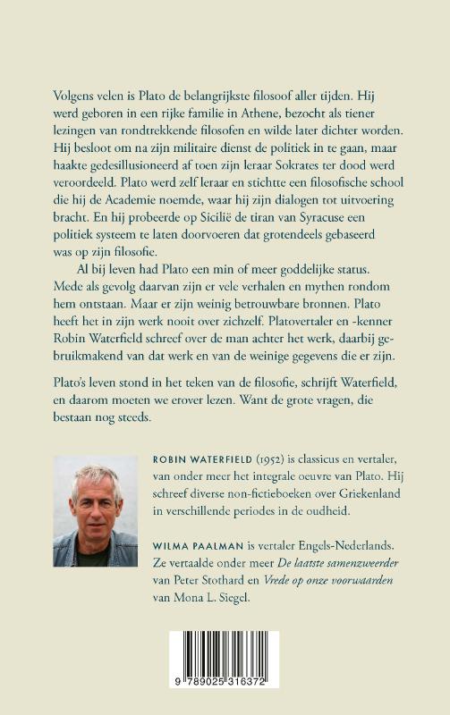 Achterkant van Plato van Athene