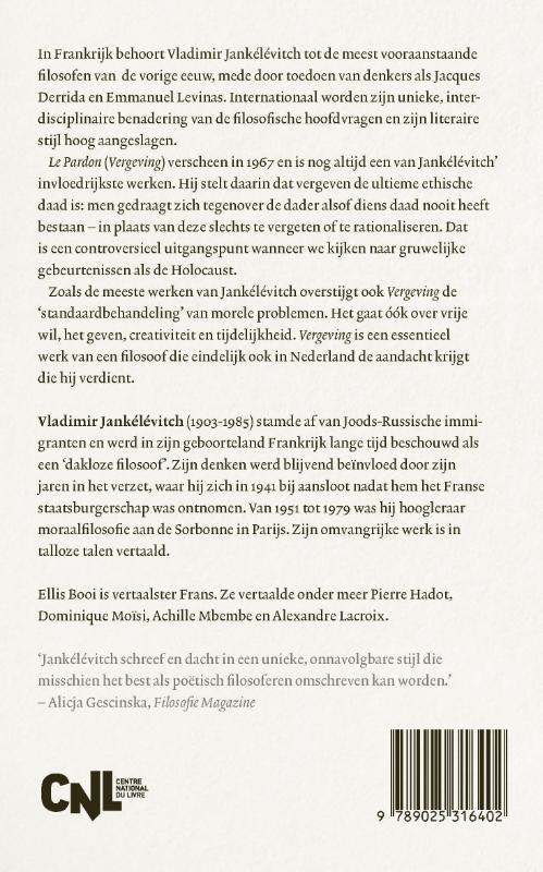 Achterkant van Vergeving