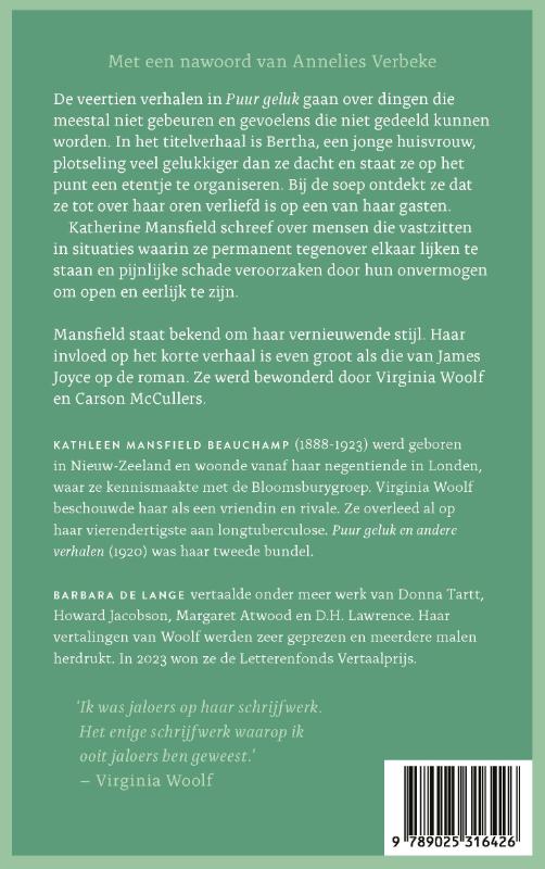 Achterkant van Puur geluk