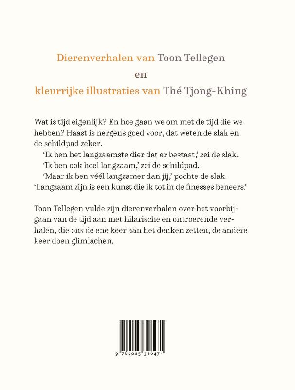 Achterkant van Langzaam, maar zeker