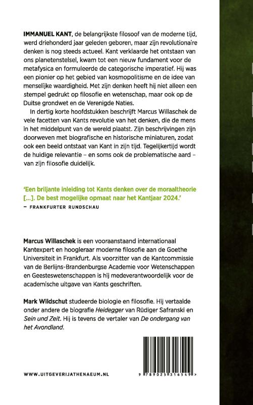 Achterkant van Kant