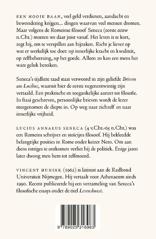 Achterkant van Met zicht op het einde