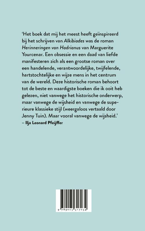 Achterkant van Herinneringen van Hadrianus