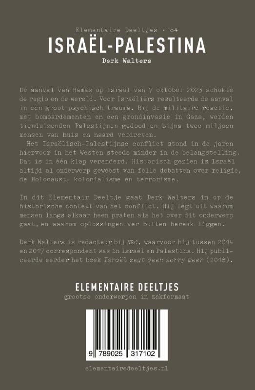 Achterkant van Israël-Palestina