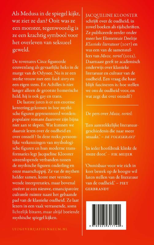 Achterkant van Medusa in de spiegel