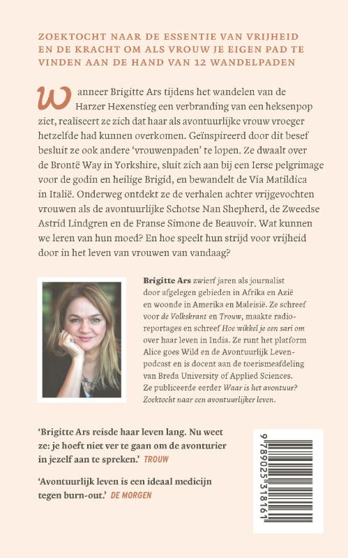 Achterkant van Het wilde-vrouwenpad
