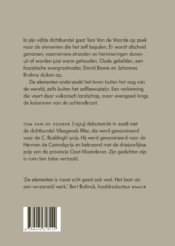 Achterkant van De elementen